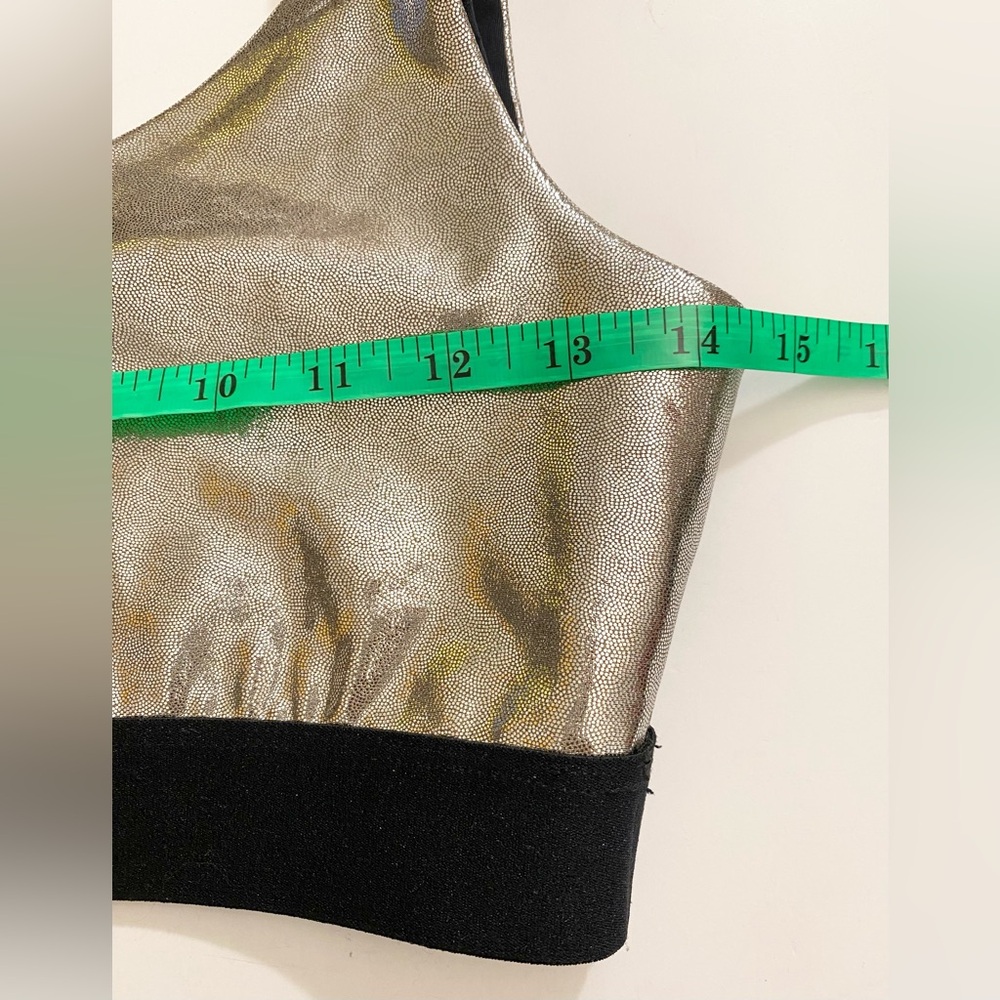 HEROINE SPORT  Marvel Sports Bra - Metallic Silver (Size S) NWOT!😍 - Picture 4 of 5